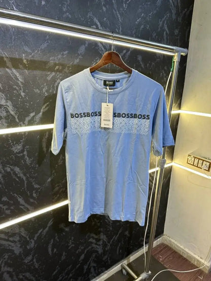 SALE Hugo_Boss Premium Store Article Round Neck Tshirt No Return No Exchange On This Product