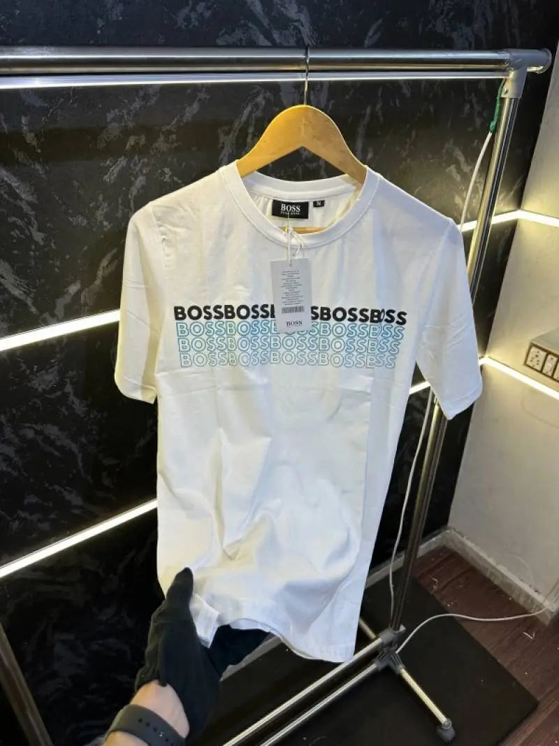 SALE Hugo_Boss Premium Store Article Round Neck Tshirt No Return No Exchange On This Product