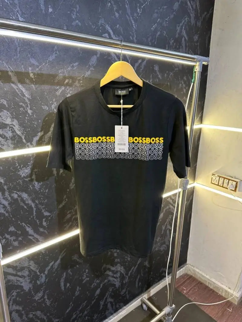 SALE Hugo_Boss Premium Store Article Round Neck Tshirt No Return No Exchange On This Product