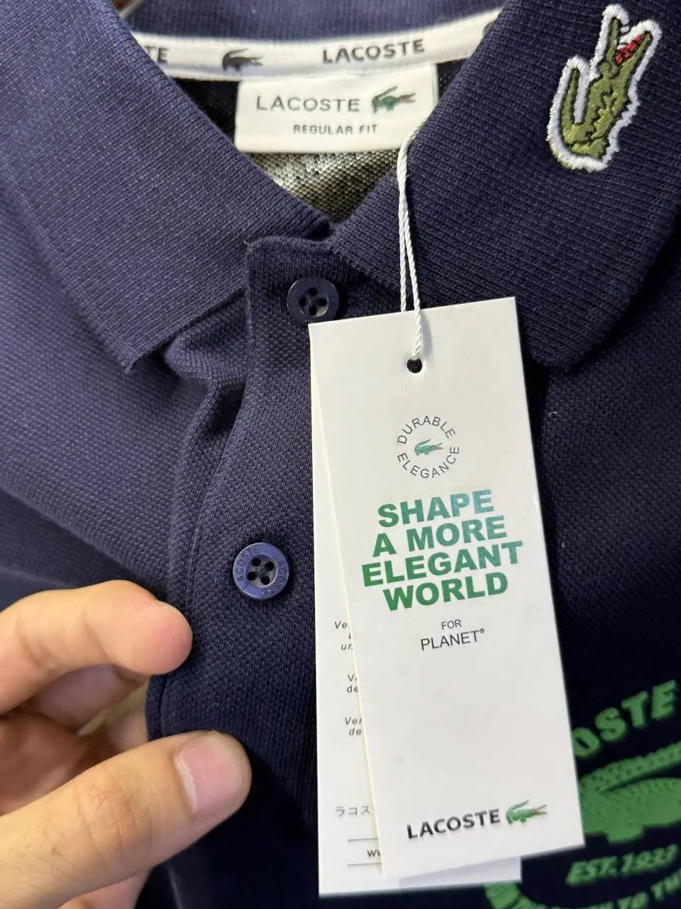 Lacost e Premium Polo Tshirt ( With Box Packing )