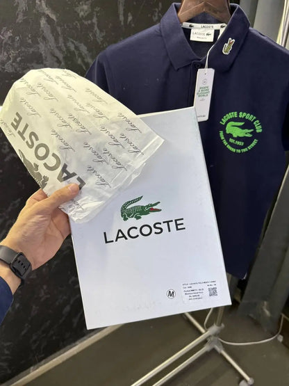 Lacost e Premium Polo Tshirt ( With Box Packing )