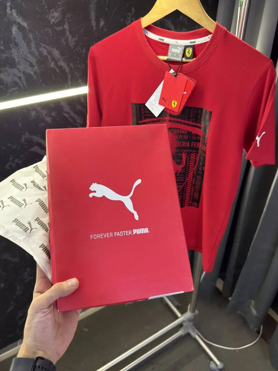 Pum a FeRrArI Round Neck Tshirt With bo-X! packing