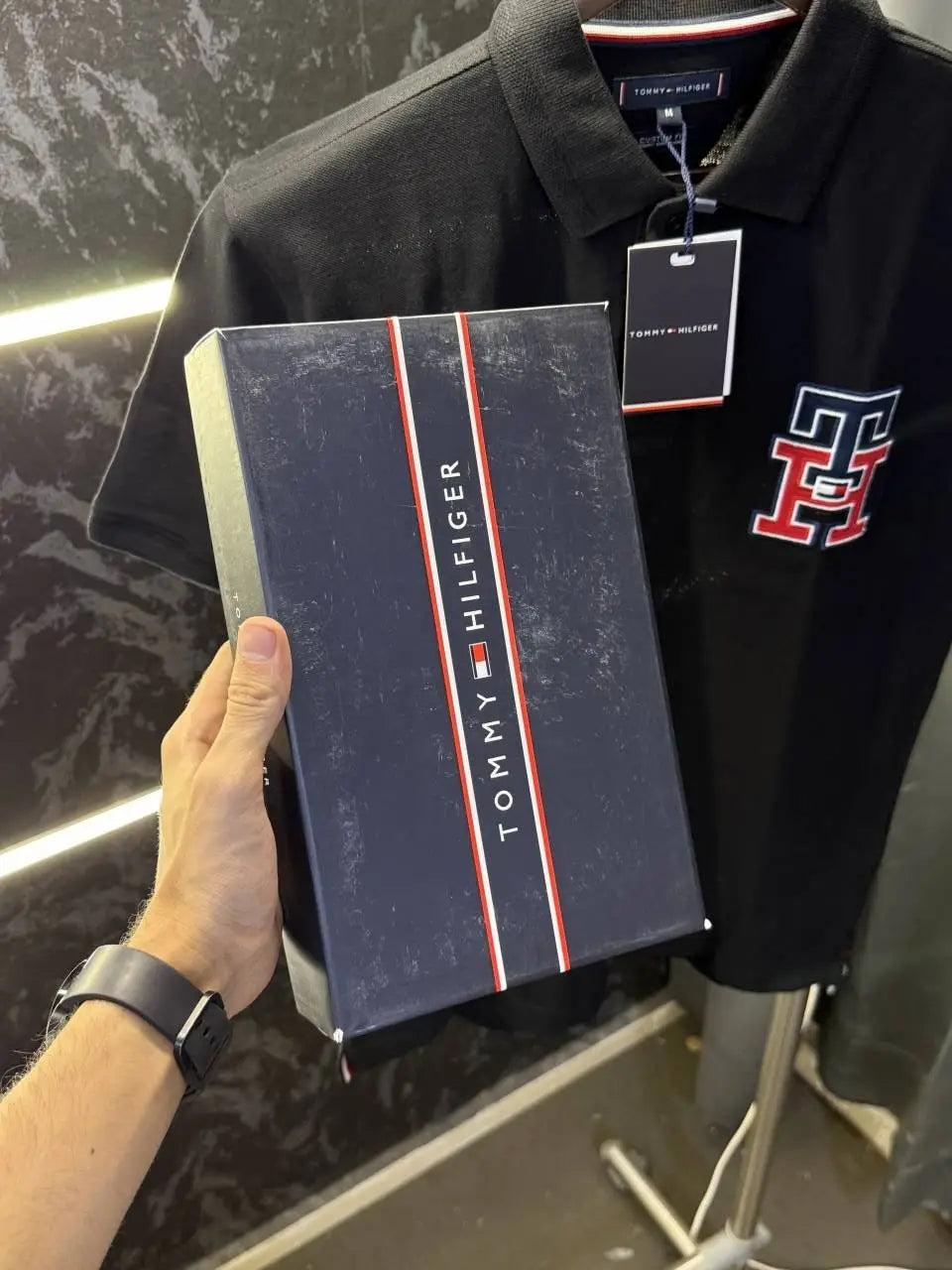 Tommy_Hilfiger Store Article Polo Tshirt ( With Box packing )
