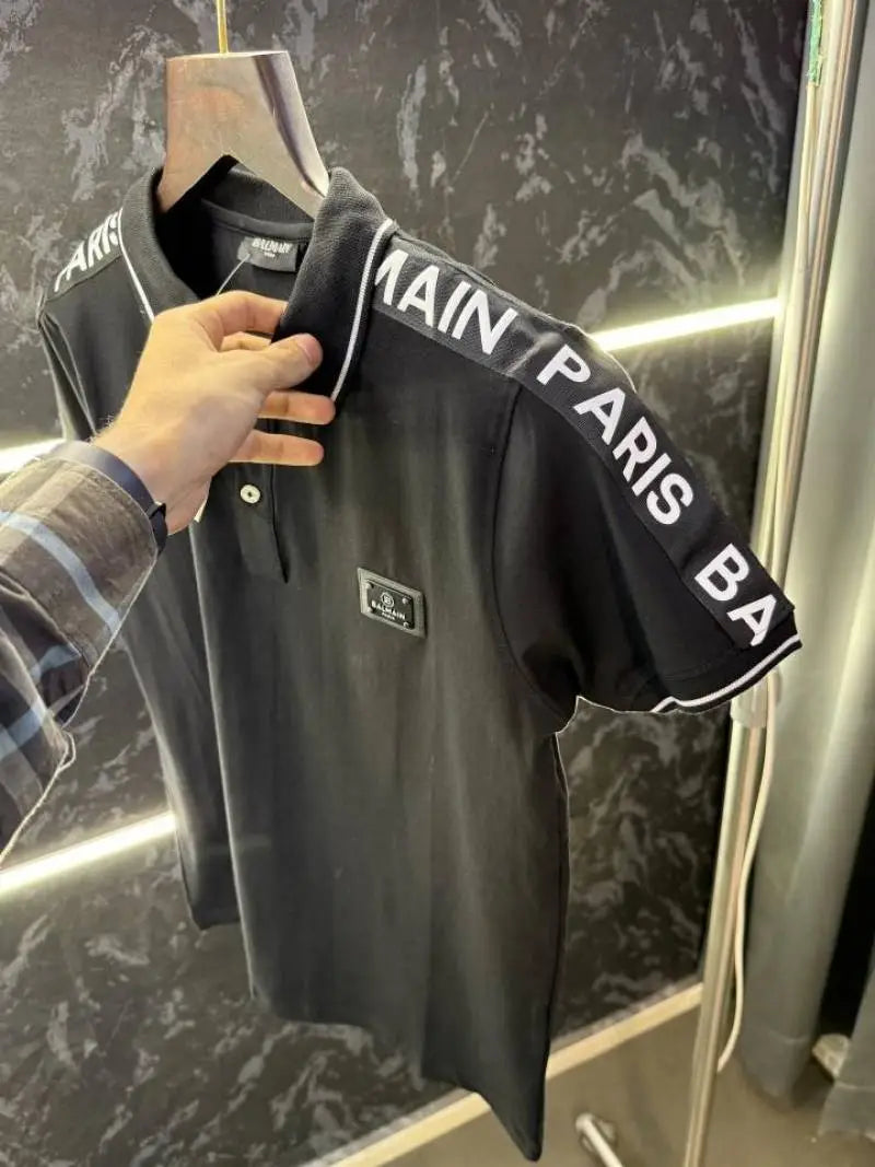 Balmai n Paris Designer Polo T-Shirt