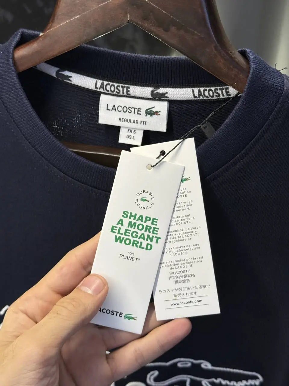 Lacost e Premium Sweatshirt Store Article (Navy)
