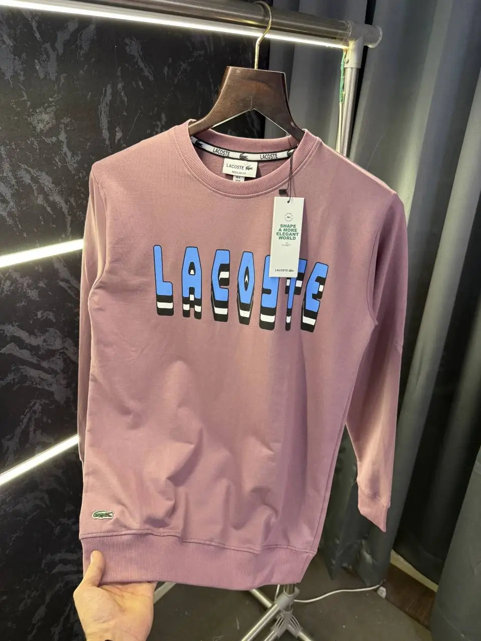 Lacost e Premium Sweatshirt Store Article (Pink)