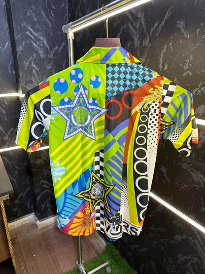 Versace Premium Polo Store Article Half Sleeves Shirt