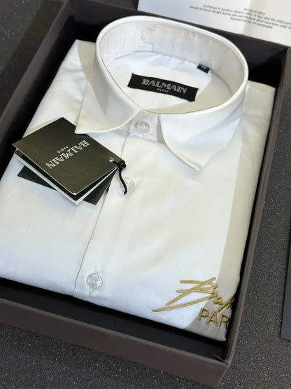 Balmain Paris Store Article shirt with box packing