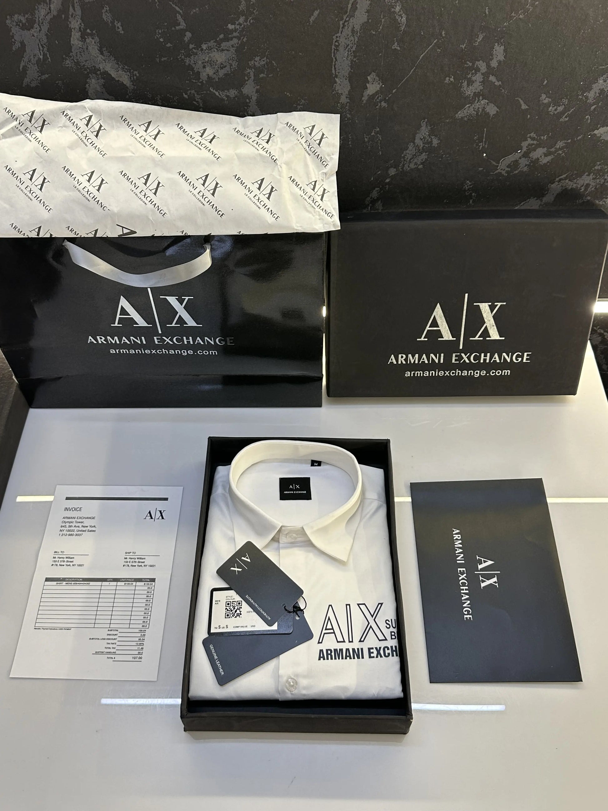 Arman_i Exchange Reflective Store Article Shirt with original packing WHITE
