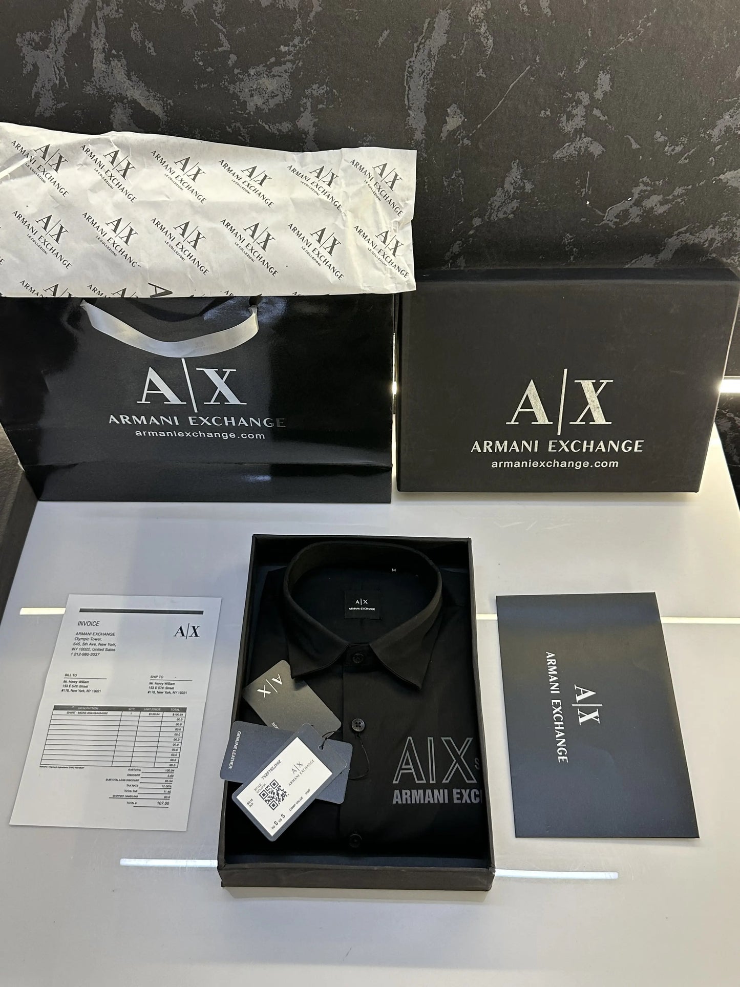 Arman_i Exchange Reflective Store Article Shirt with original packing BLACK