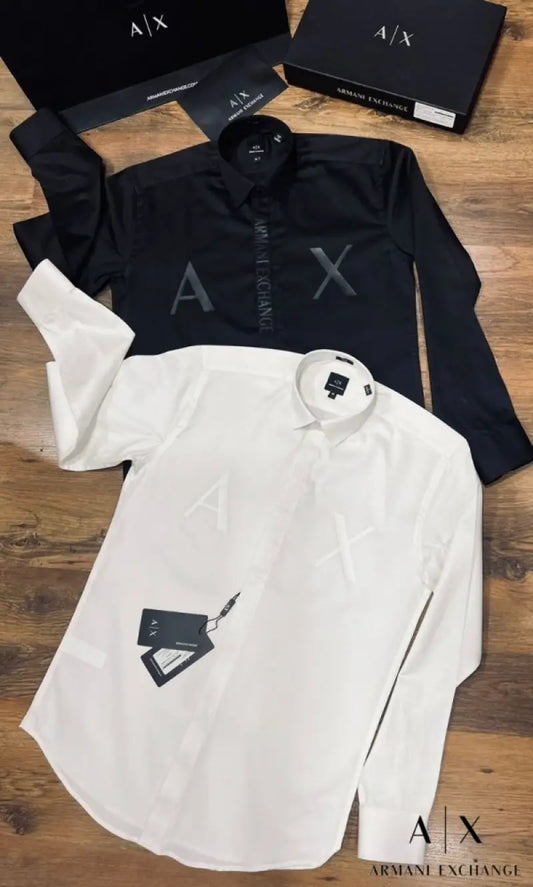 Arman_i Exchange Premium AX Print Shirt Store Article With Original Box Packing White