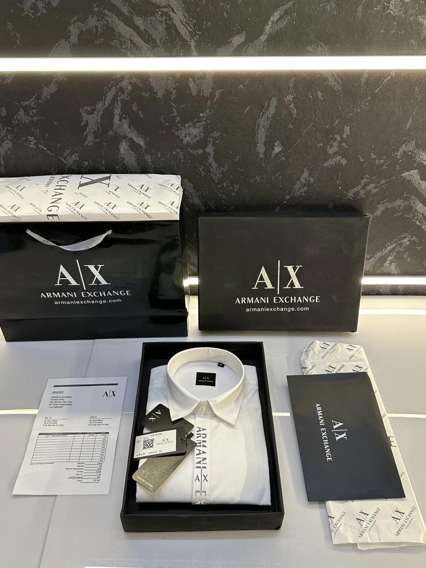 Arman-i Exchange Store article Shirt With Original Packing White