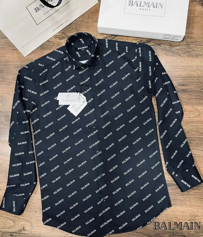 Balmai_n Paris Monogram New Article With Original packaging Black B681