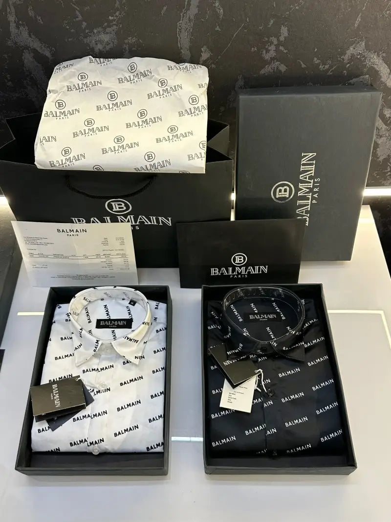 Balmai_n Paris Monogram New Article With Original packaging White B681