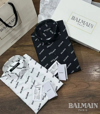 Balmai_n Paris Monogram New Article With Original packaging White B681