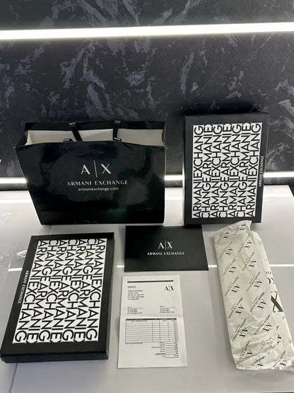 Arman_i Exchange Embroidery Print Premium Shirt with Original box Black
