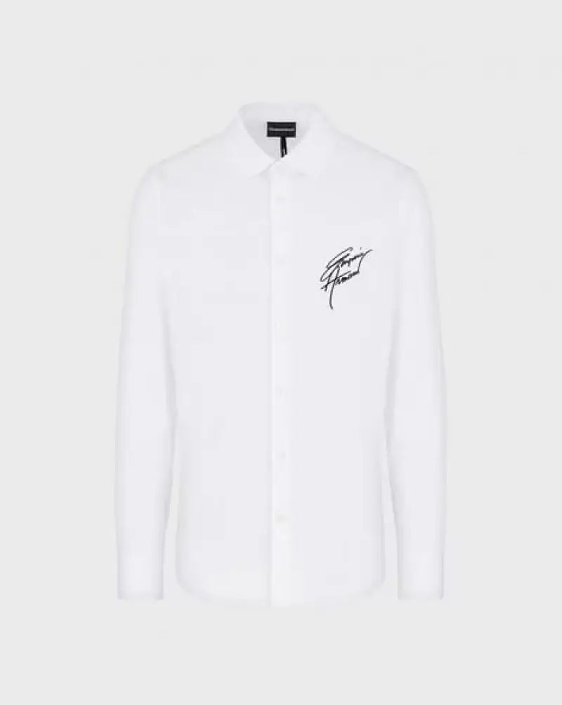 Emporio Arman i Store Article Shirt with Original packing ( White )