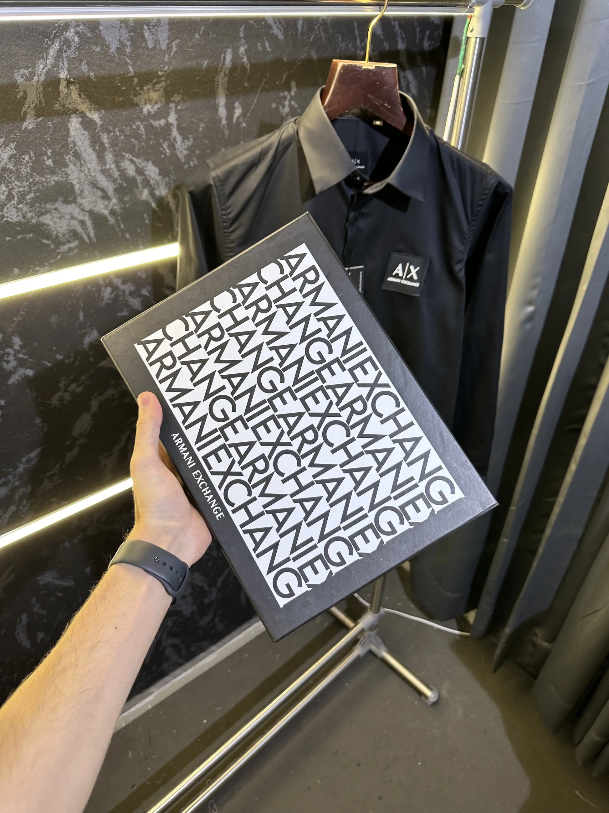 Arman i Exchange Current Store Article Shirt with Box packing ( Black )