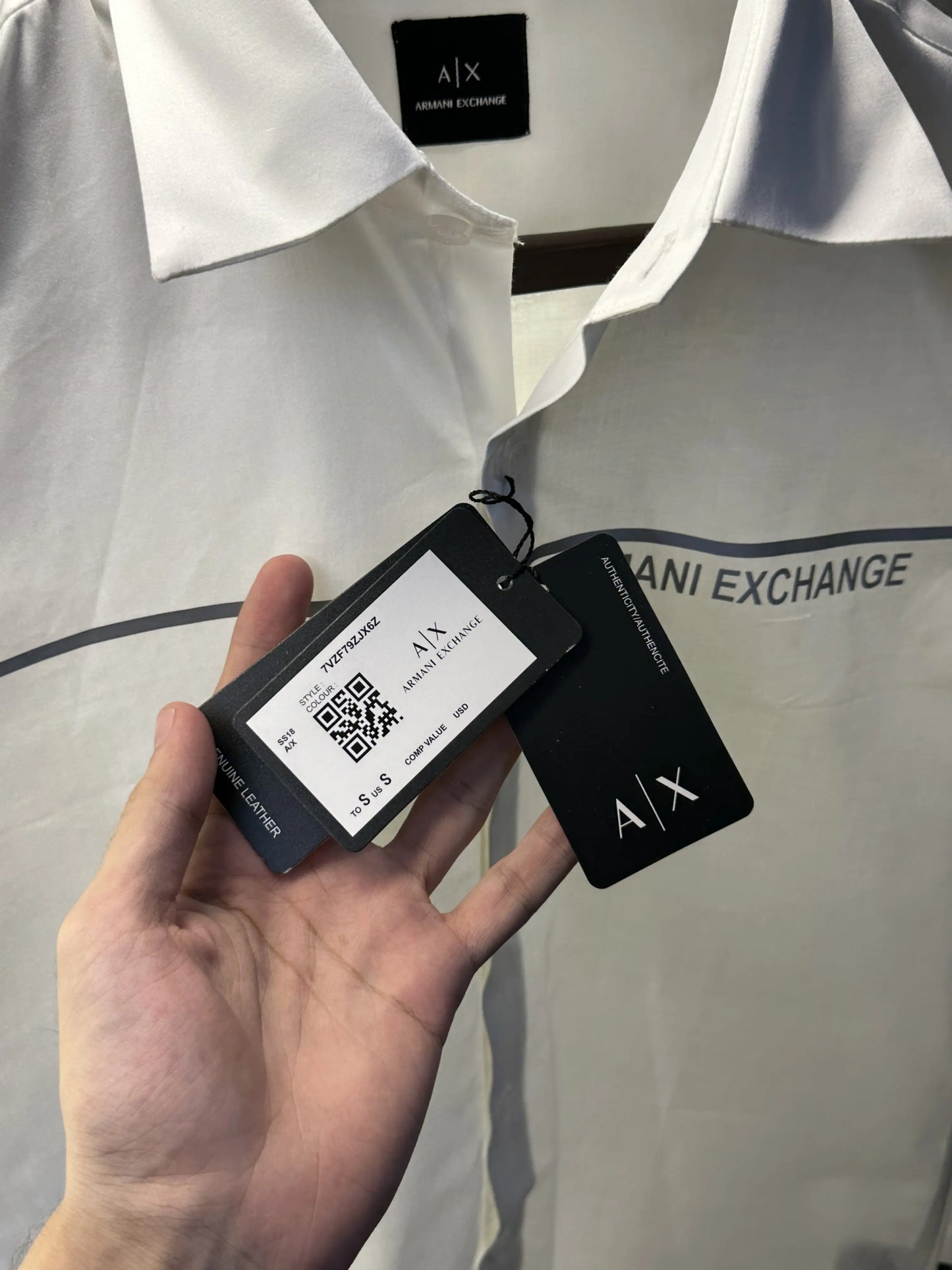 Arman i Exchange Reflective Premium Shirt with Box Packing White AX871