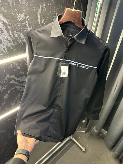 Arman i Exchange Reflective Premium Shirt with Box Packing Black AX871
