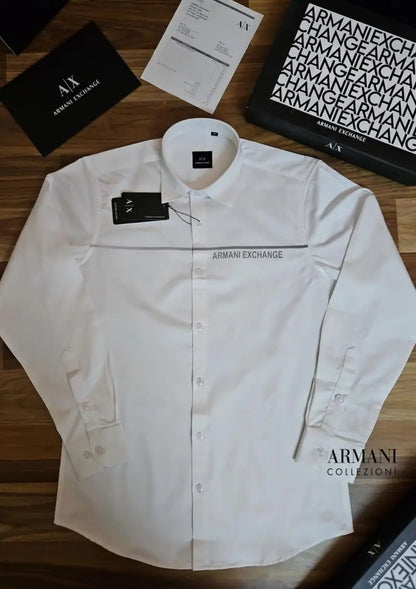 Arman i Exchange Reflective Premium Shirt with Box Packing White AX871