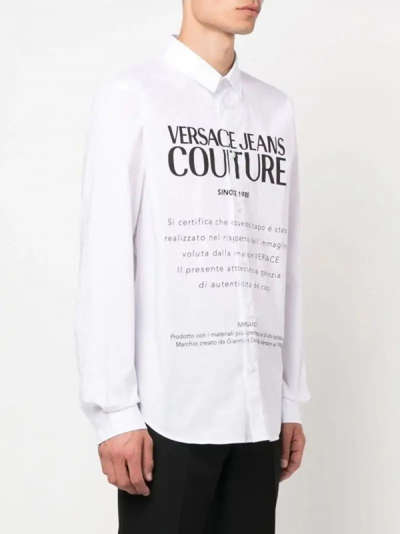 Versace Couture Milano Shirt With Original Packaging Store Article White - (180)