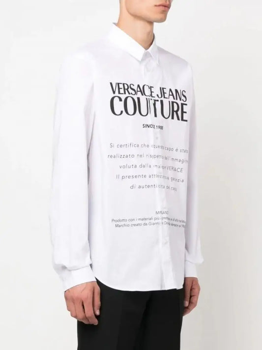 Versace Couture Milano Shirt With Original Packaging Store Article White - (180)