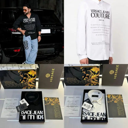 Versace Couture Milano Shirt With Original Packaging Store Article White - (180)