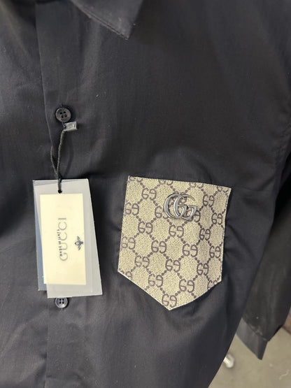 Gucc i Premium Shirt with Original Packing Black
