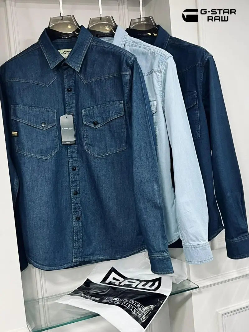 G Star Raw Denim Shacket Store article (Dark Blue)