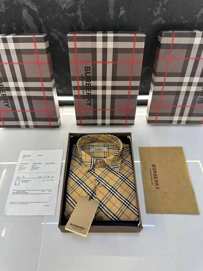 Burberr y Checks Premium Store Article shirt with box - (235)