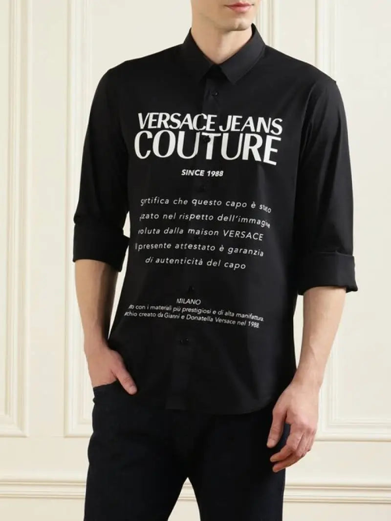 Versace Store Article Shirt with Original Packing ( Black )