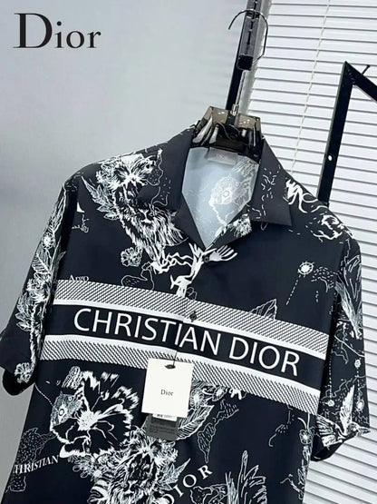Christian Dio r Store article shirt with Box Carry bag