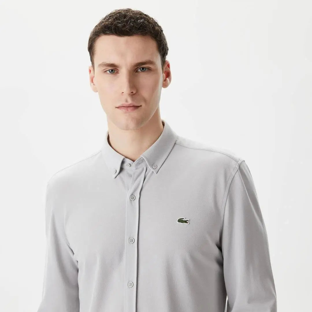 Lacost e Premium Shirt ( Grey )