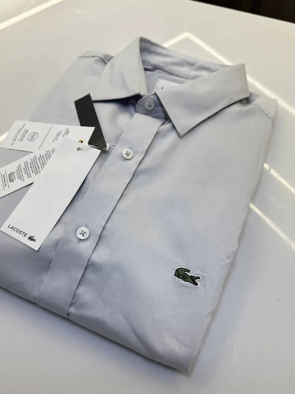Lacost e Premium Shirt ( Grey )