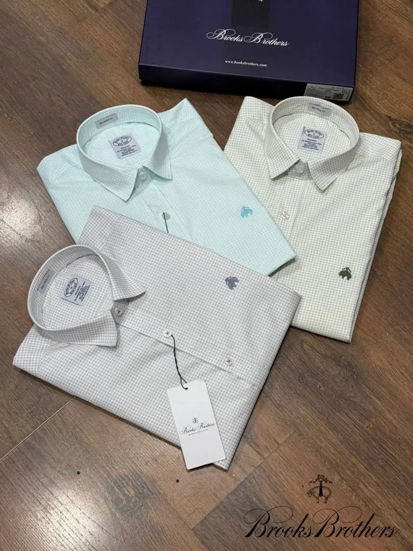 Brooks Brothers Checks Premium Shirt ( Grey )