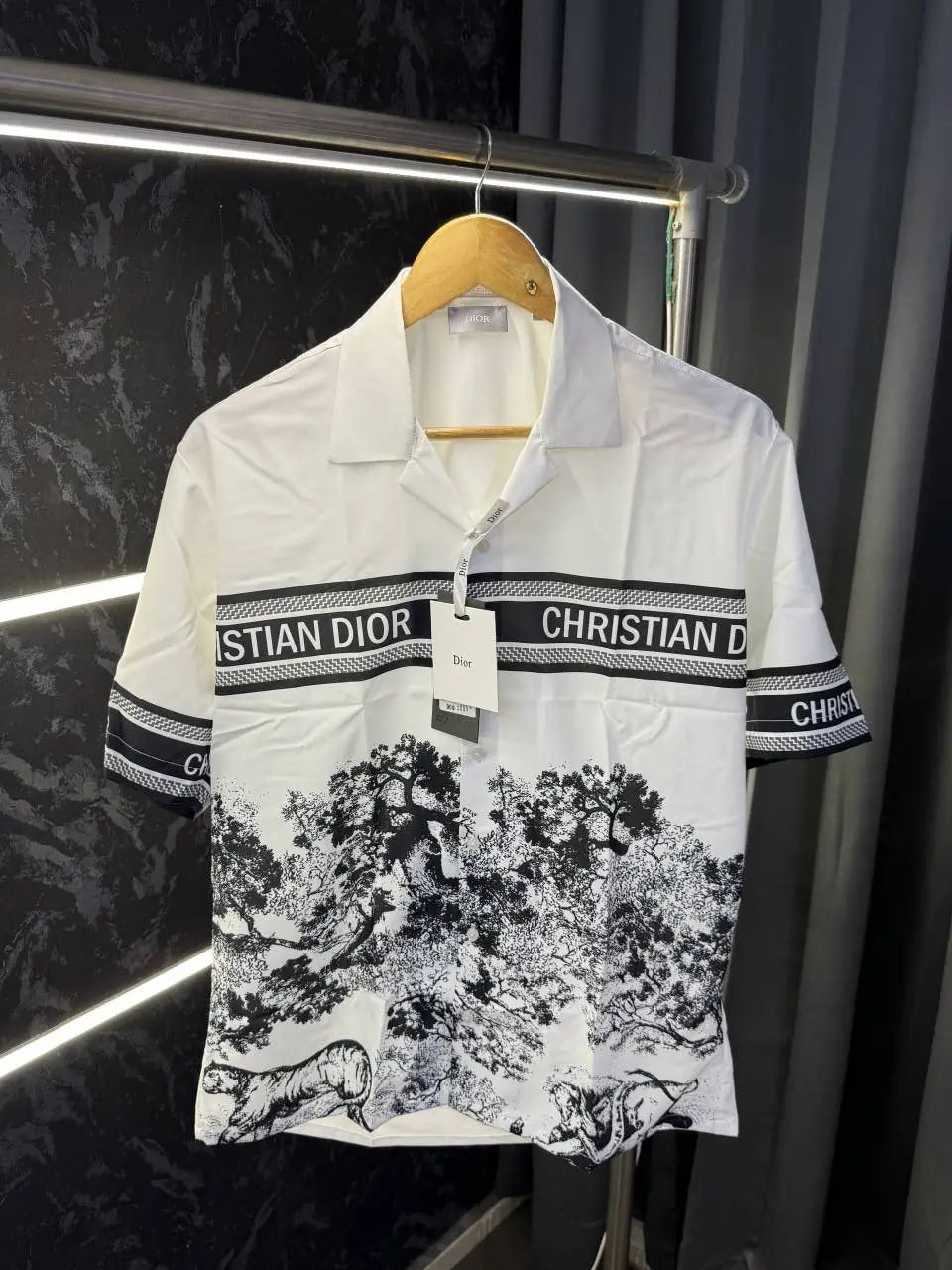Christian Dio r Imported Shirt ( White )