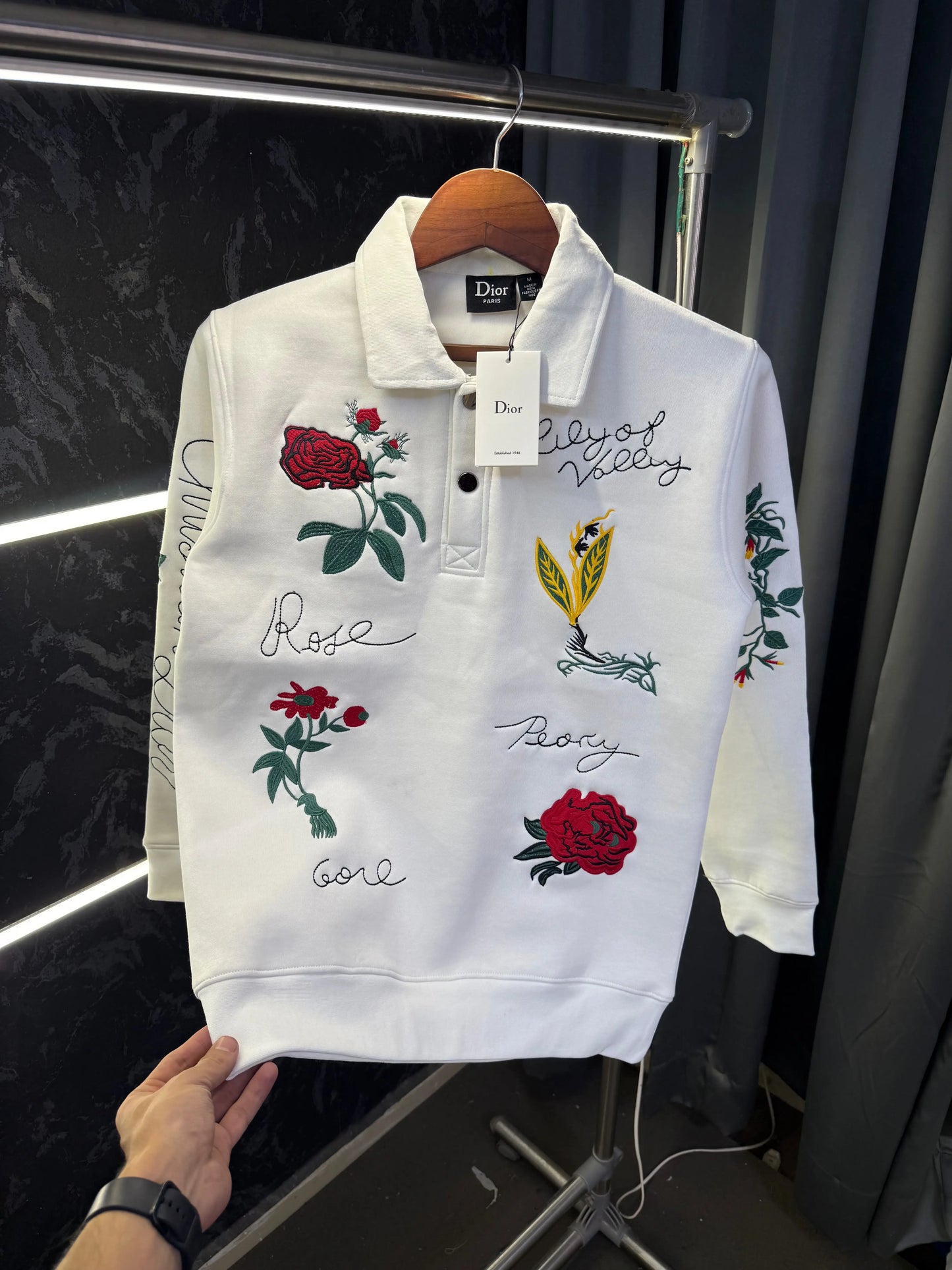 Christian Dio r Karan Aujla Sweatshirt (White)