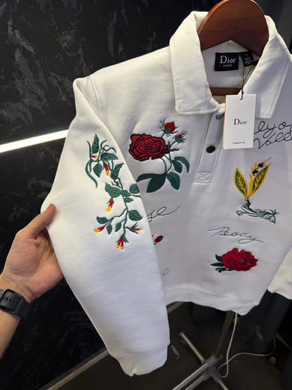 Christian Dio r Karan Aujla Sweatshirt (White)