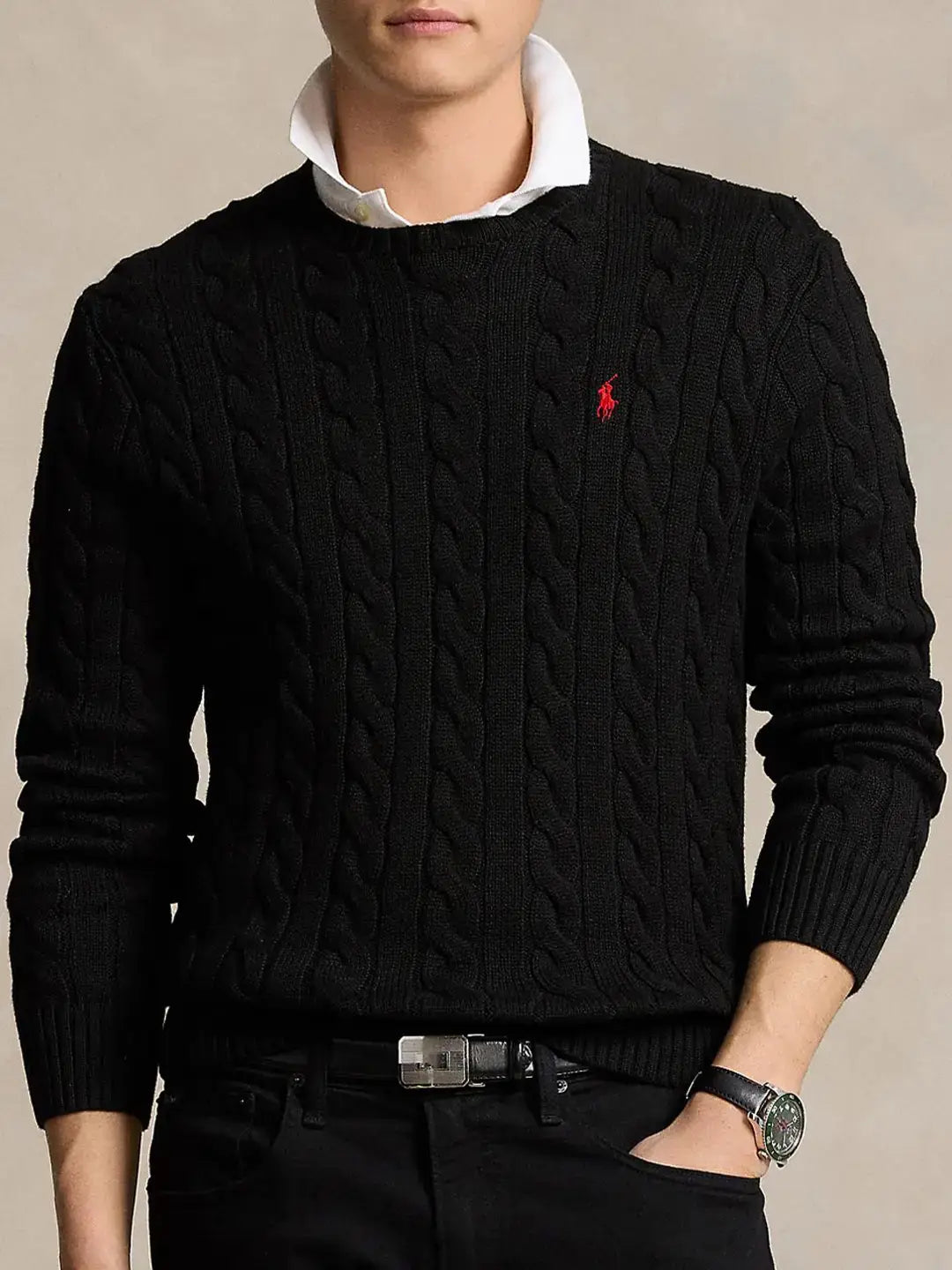 Ralph_Lauren Premium Cable Knit Sweater (Store Article)