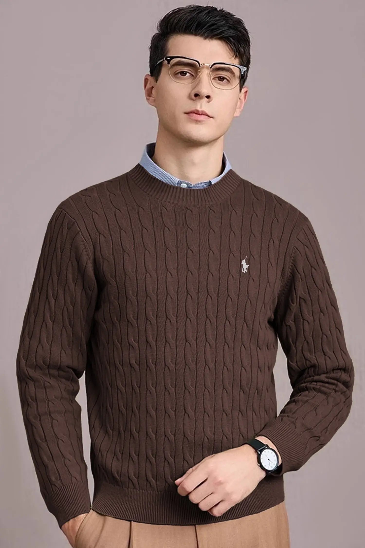 Ralph_Lauren Premium Cable Knit Sweater (Store Article)