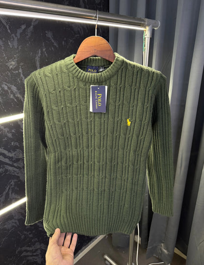 Ralph_Lauren Premium Cable Knit Sweater (Store Article)