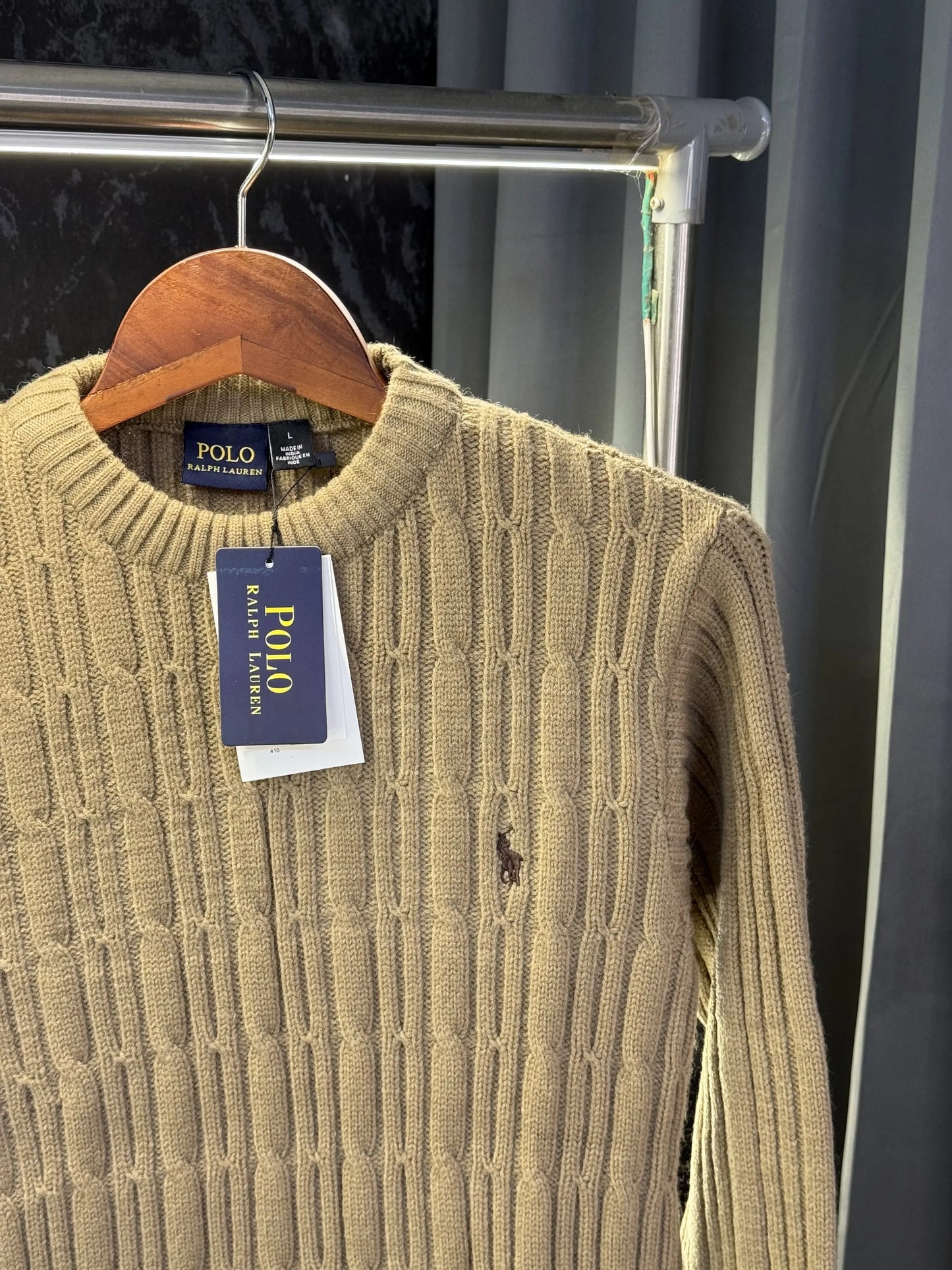 Ralph_Lauren Premium Cable Knit Sweater (Store Article)