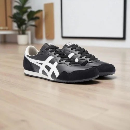 Onitsuka Tiger Serrano Black White Sneakers For Mens