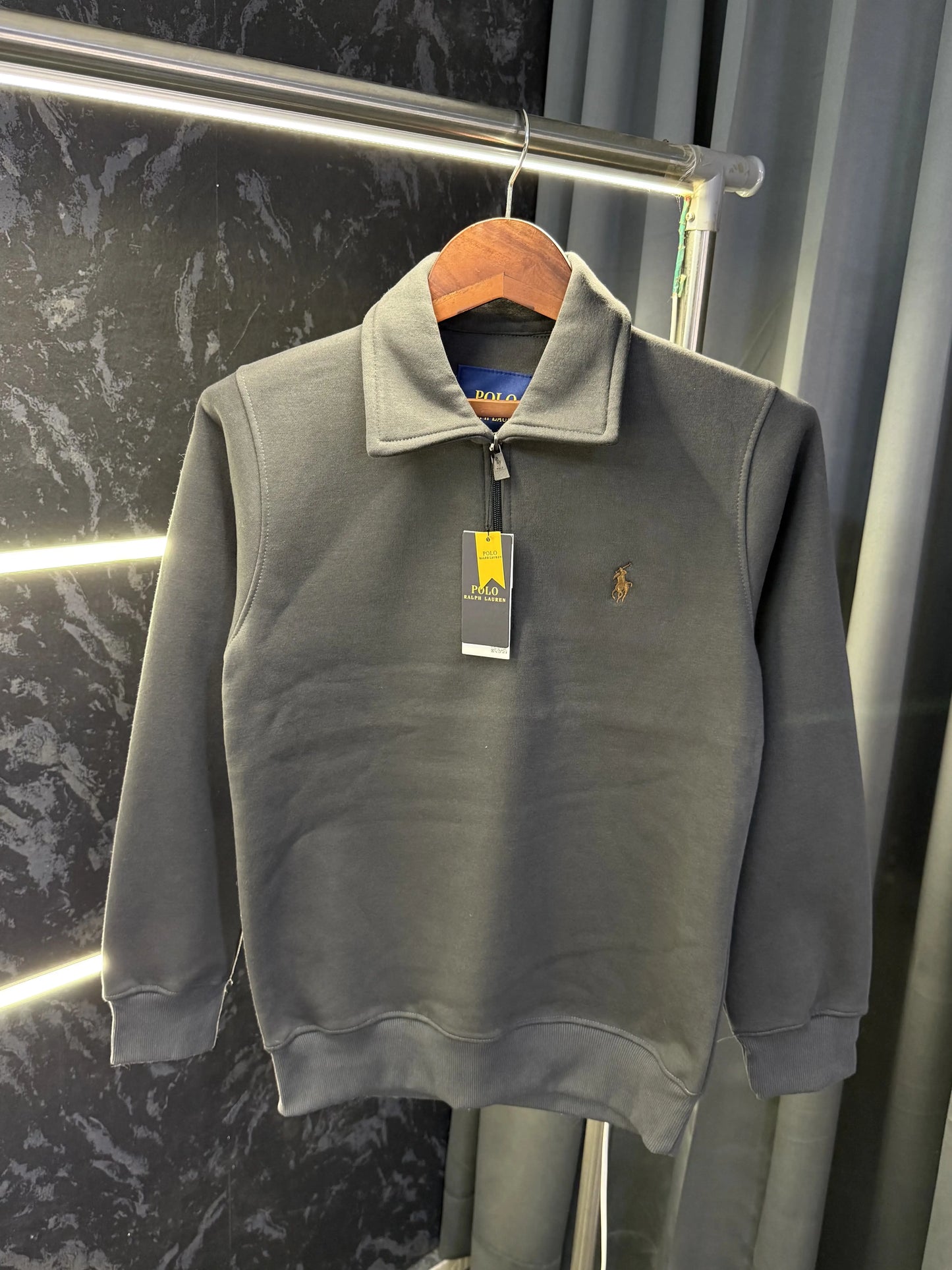 Ralph_Lauren Polo Sweater (Matt Grey)