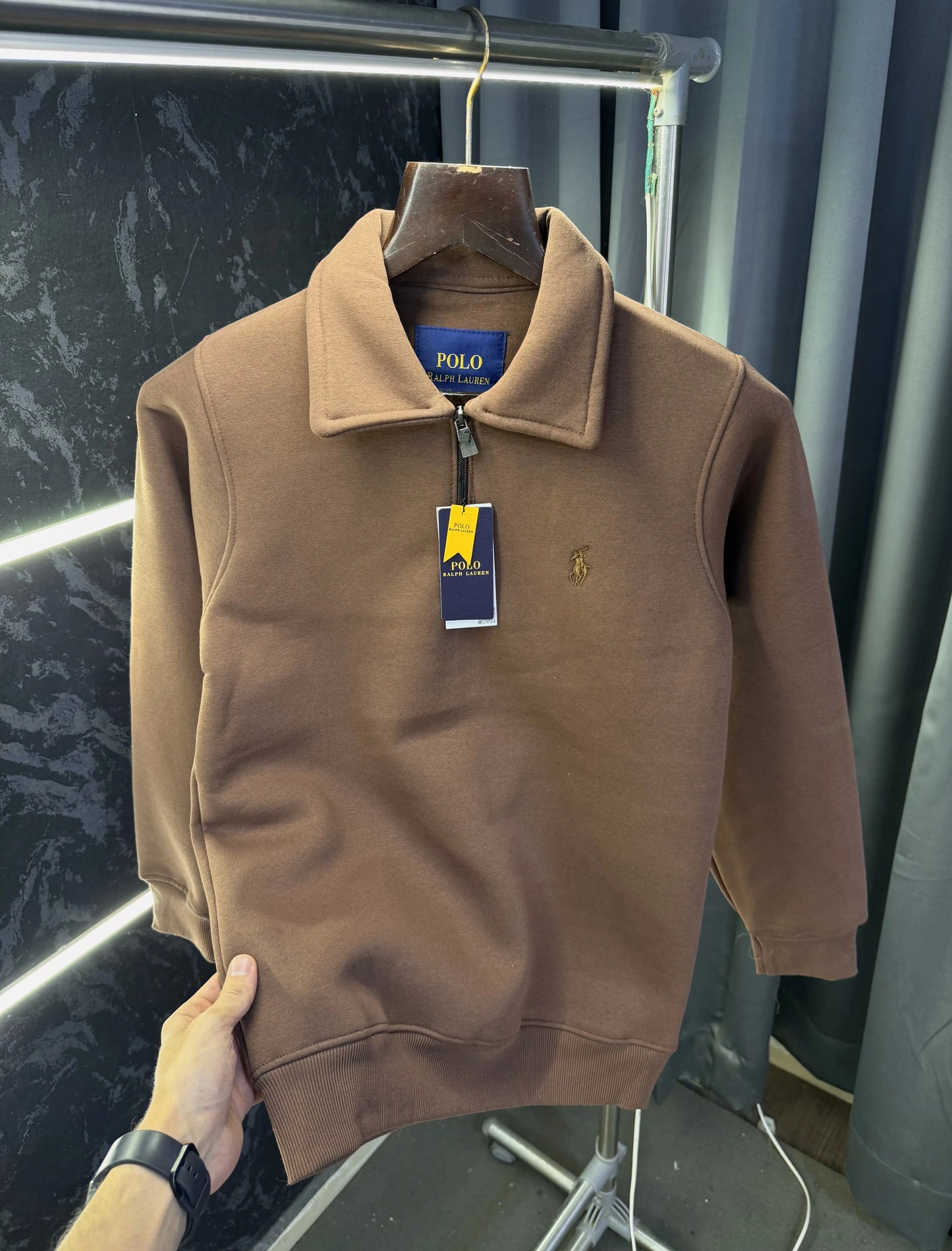 Ralph_Lauren Polo Sweater (Brown)