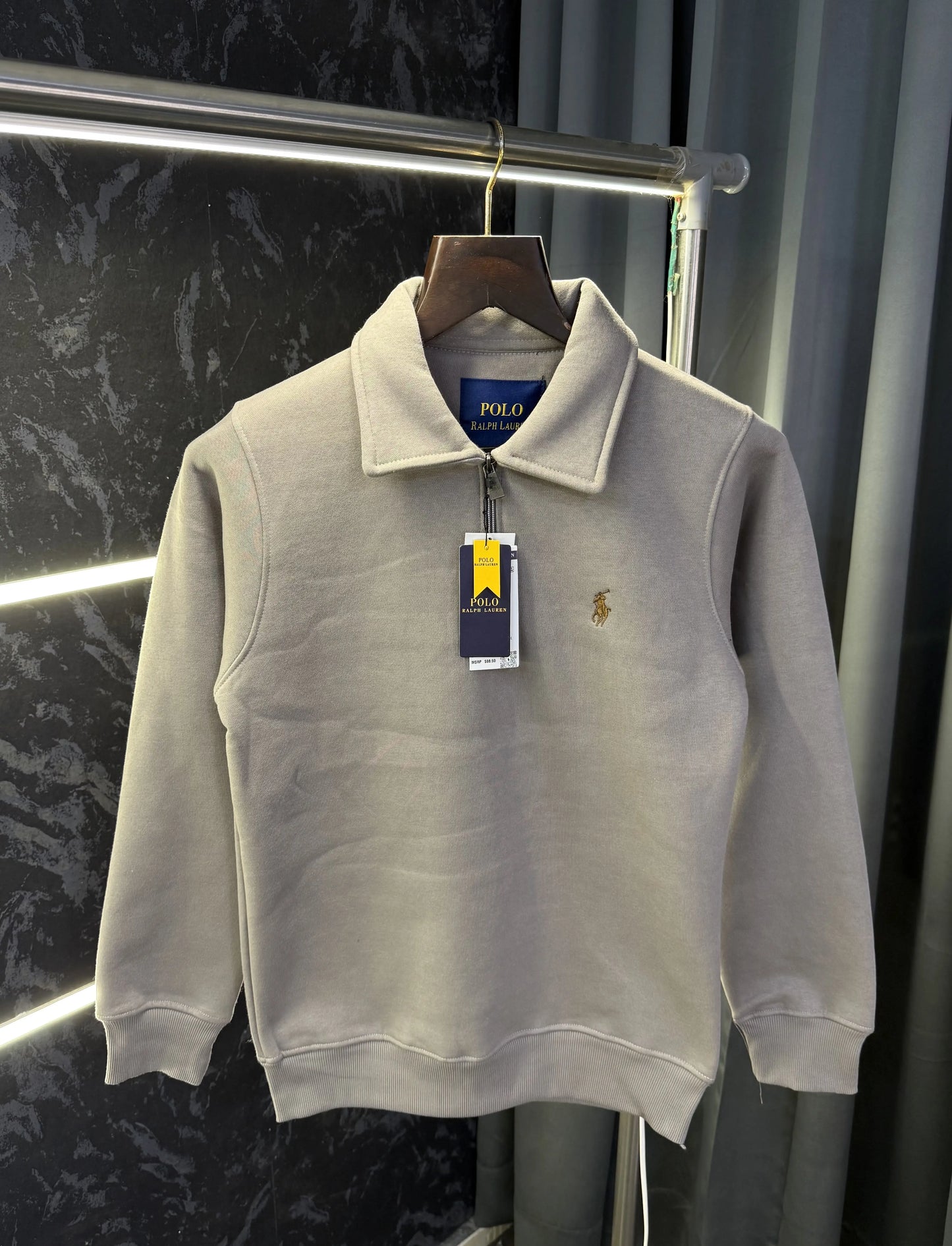 Ralph_Lauren Polo Sweater (Dark Grey)