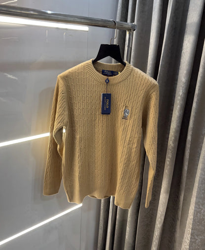 Ralph  Lauren Beige Teddy Edition Imported Pull Over