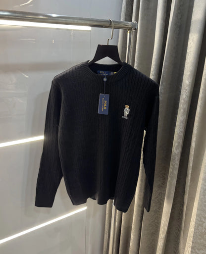 Ralph  Lauren Black Teddy Edition Imported Pull Over