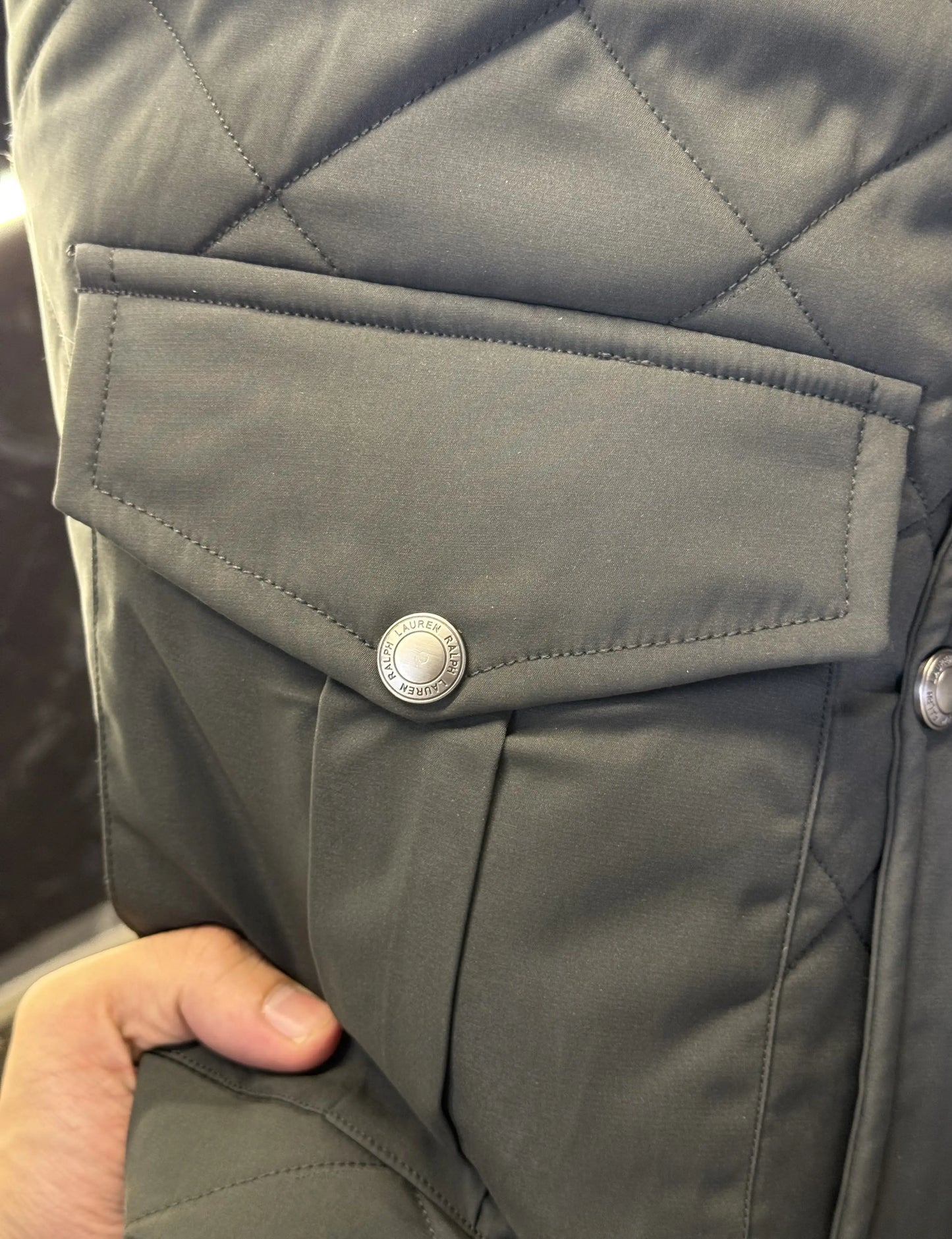 Ralph_Lauren Premium Puffer Jacket (DARK GREY)